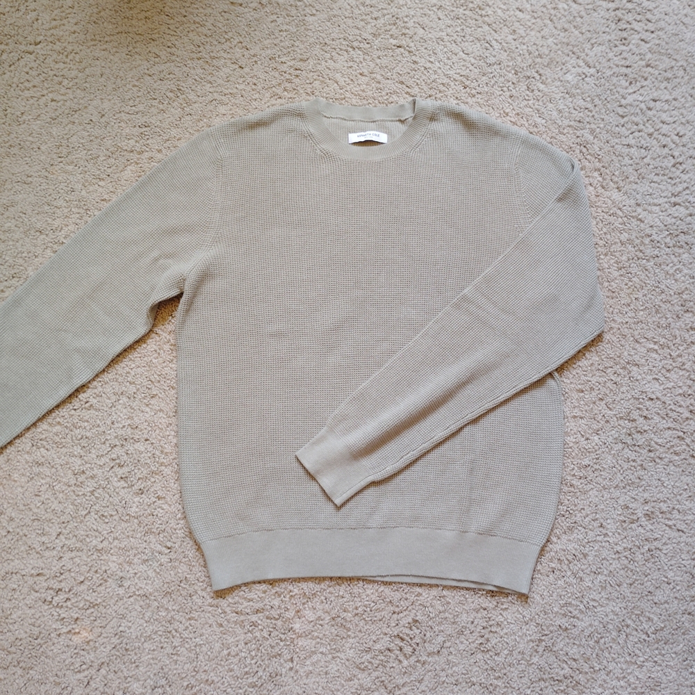 NEW Kenneth Cole Olive Crewneck Sweater Classic Pullover
